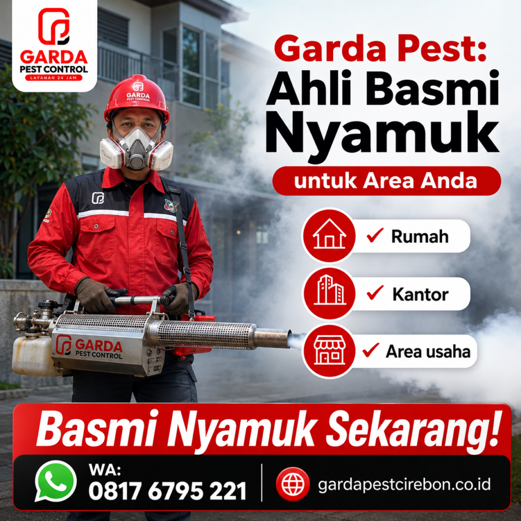Harga Jasa Fogging Nyamuk Cirebon: Transparan, Aman, dan Efektif