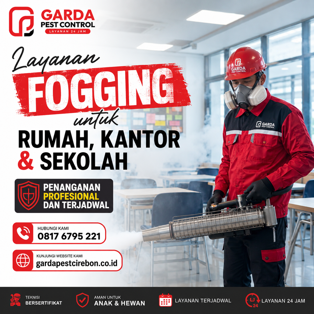 Jasa Fogging Kantor dan Pabrik di Cirebon
