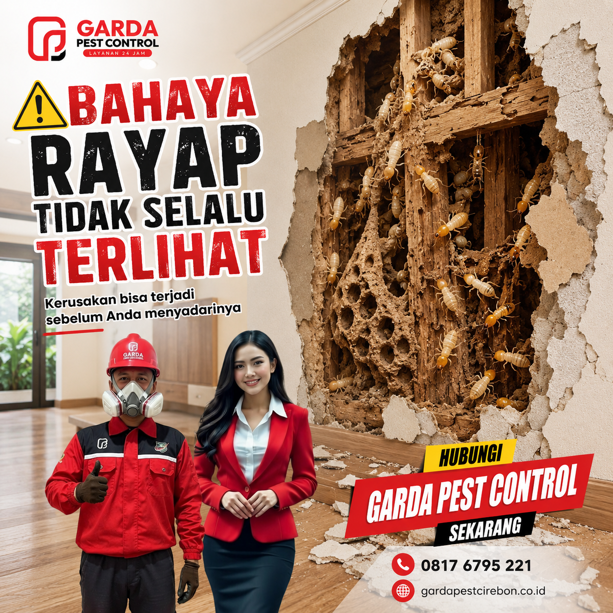 Garda Pest Control Cirebon: Layanan Jasa Anti Rayap Sumber Cirebon Terbaik dan Bergaransi
