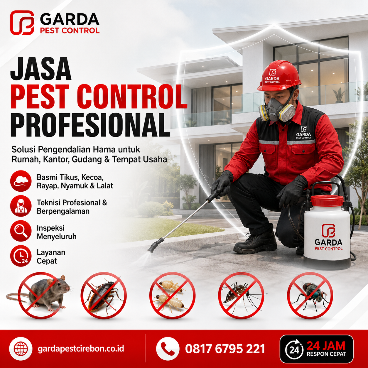 Pest Control Darurat Cirebon 24 Jam