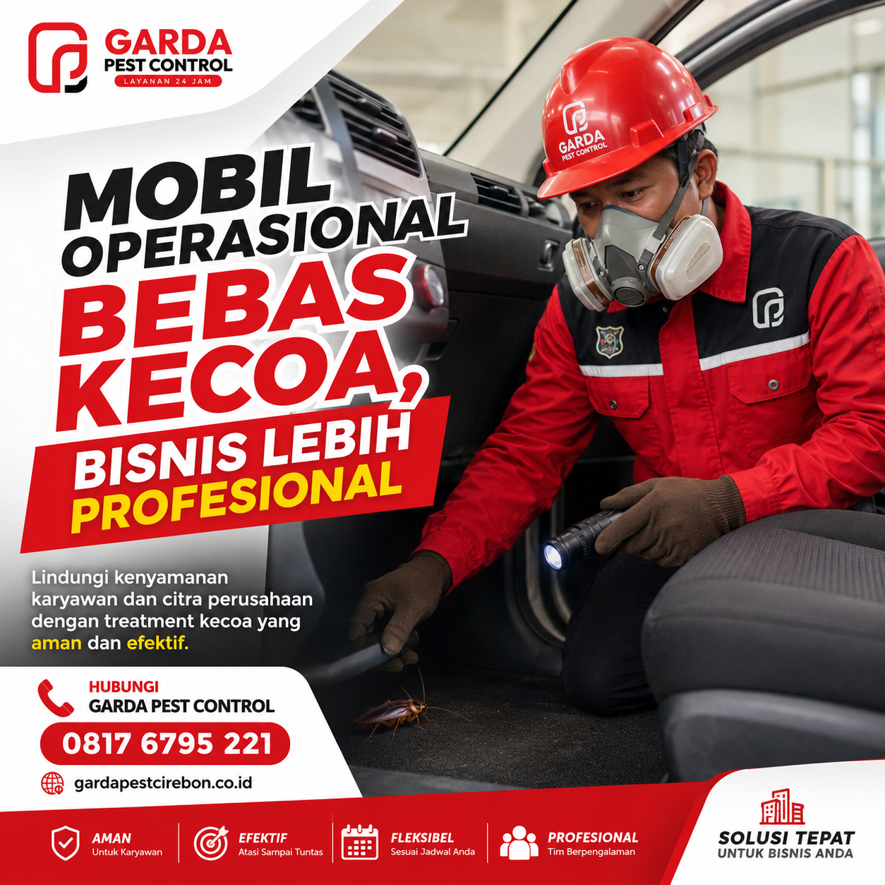 Jasa Pembasmi Kecoa Mobil Cirebon Bergaransi: Solusi Tuntas dan Aman untuk Kendaraan Anda