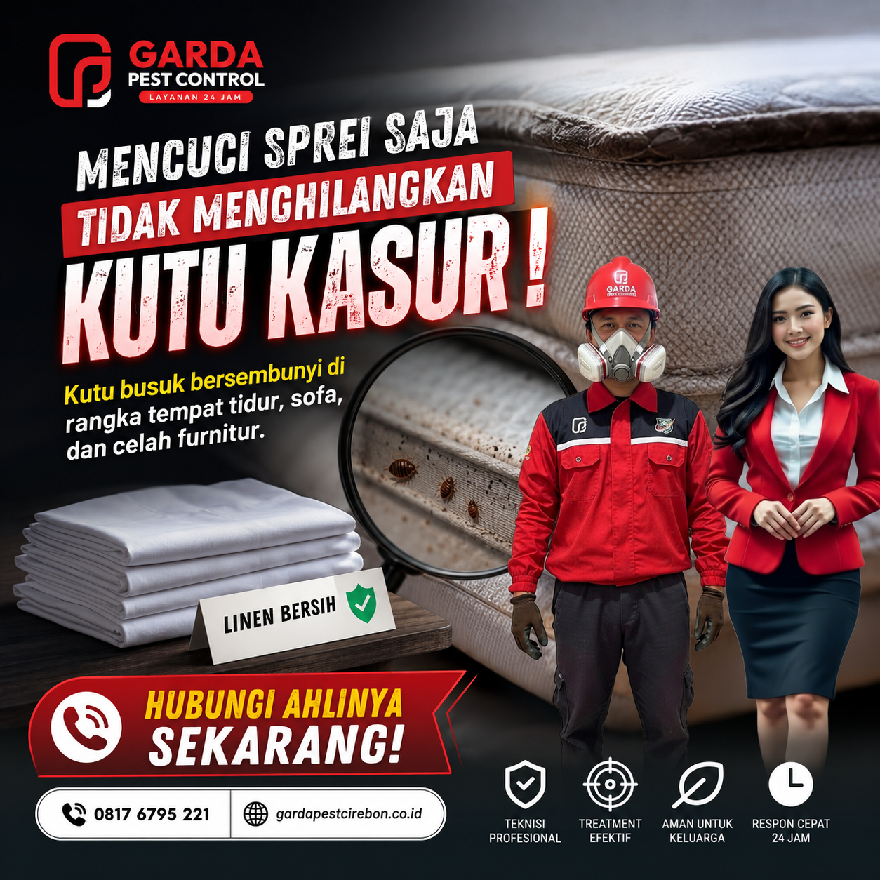 Estimasi Biaya Jasa Pembasmi Kutu Kasur Cirebon: Layanan Lengkap