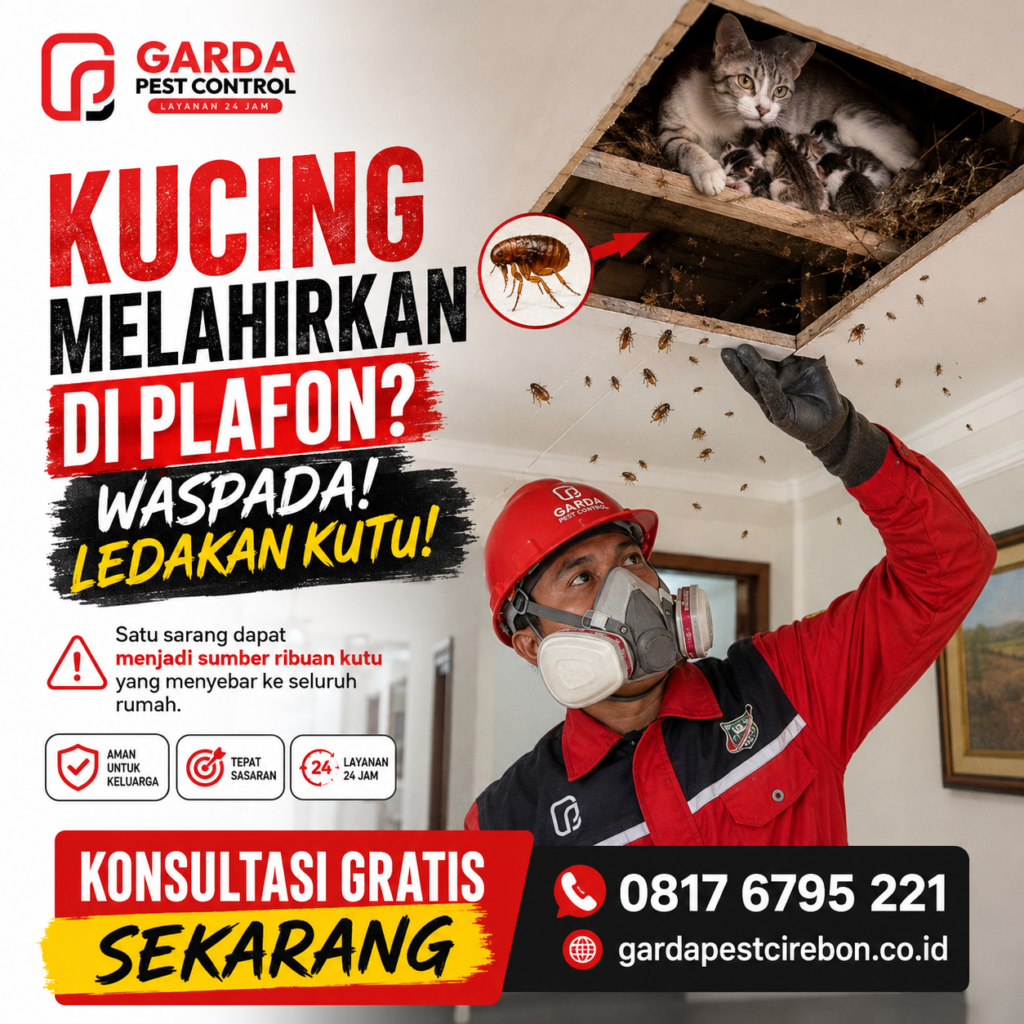 Jasa Pembasmi Kutu Kucing di Cirebon