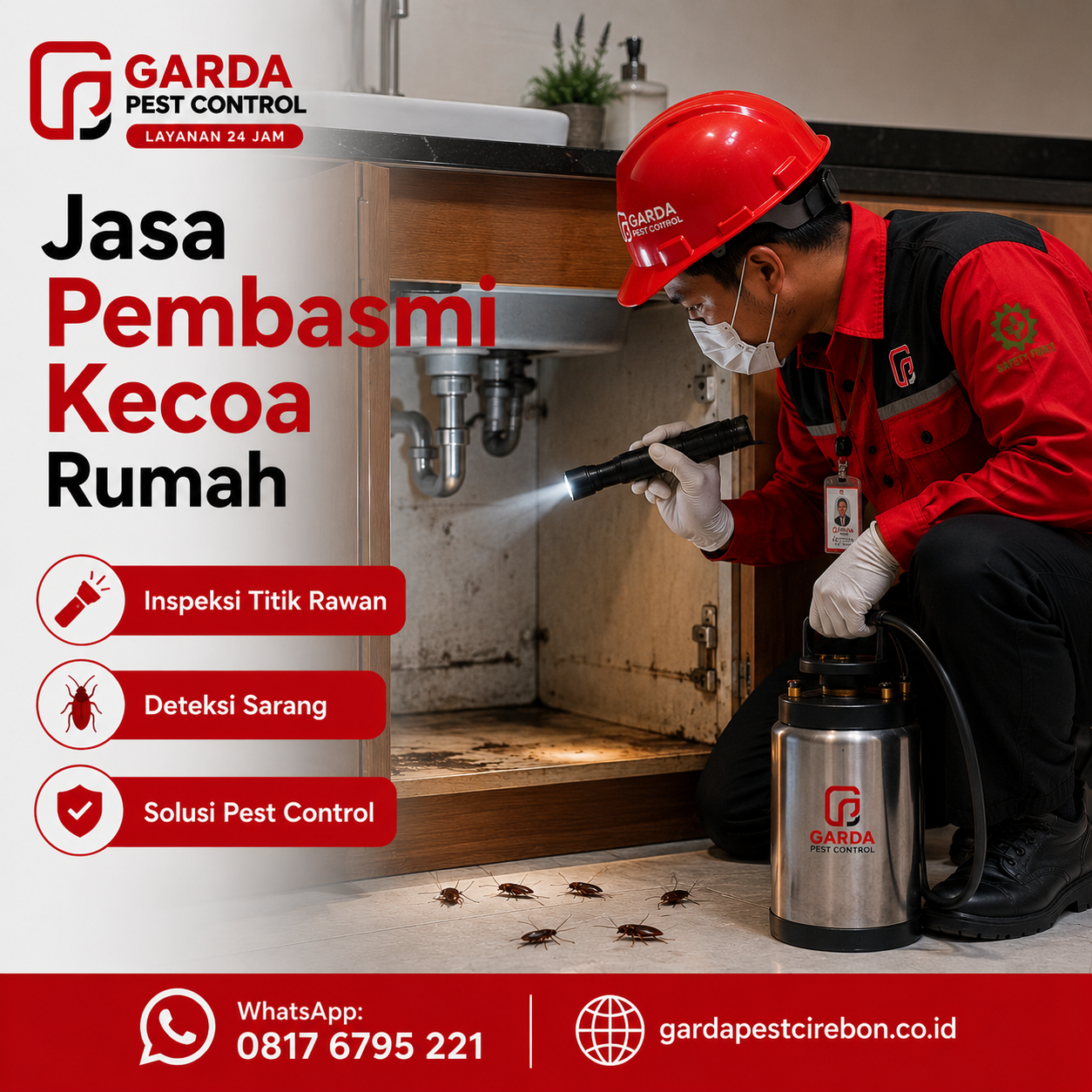 Langkah Penting Persiapan Rumah Sebelum Treatment Pest Control Kecoa
